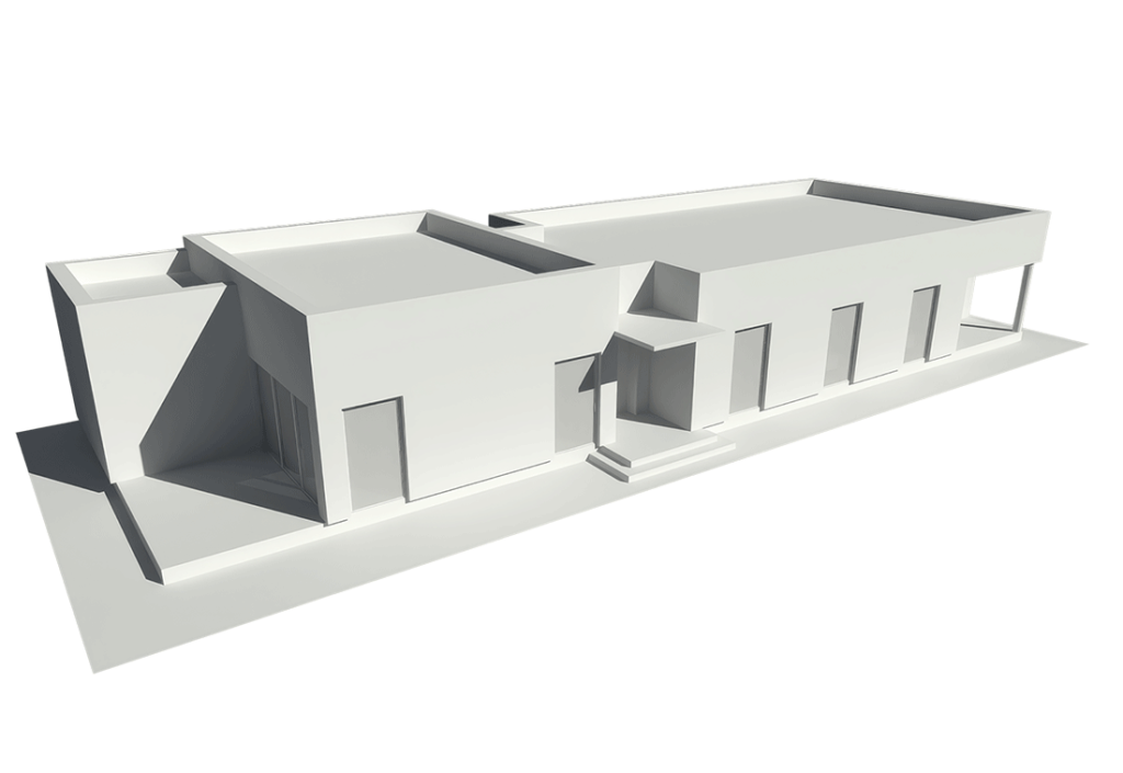 3D render obiteljske kuće